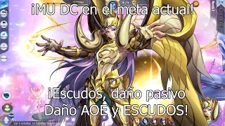 Saint Seiya Awakening  ¡Mu DC en el Meta actual del juego ¡Daño Pasivo Escudos Daño AOE y Bug [upl. by Demy]