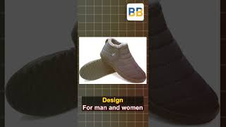 How to use Winter Snow Boots for Women Men AntiSkid House Shoes Outdoor short [upl. by Deloria]