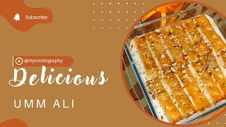 Umm Ali  Egyptian dessert  Easy Dessert [upl. by Aerdnaek]