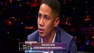 Thomas Mlambo chats to football legend Steven Pienaar [upl. by Eedrahs368]