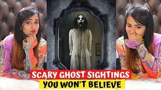 SCARY Ghost Sightings You Wont Believe Cant UNSEE This [upl. by Ellatsirhc405]