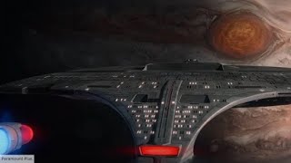 The Enterprise D Warps to Jupiter  Star Trek Picard Season 3 EP 10 [upl. by Morrie]