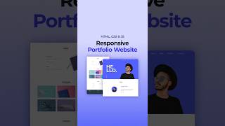 Responsive Portfolio Website HTML CSS JavaScript [upl. by Hpseoj736]