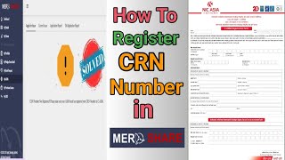 CRN Number Register Kaseri Garne Meroshare ma  Part3  Register CRN Number in Meroshare 2023 [upl. by Nirej]