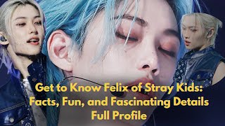 Get to Know Felix of Stray Kids Facts Fun and Fascinating Details  Full Profile [upl. by Ayaros482]