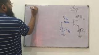 EDC5  Voltage divider biased BJTExact AnalysisThevenin EquivalentElectronic DevicesEDC [upl. by Llenahs344]