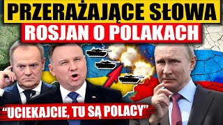 â€žPOLACY WESZLI DO ROSJIâ€ť  TAK Ĺ»OĹNIERZE PUTINA STRASZÄ„ CYWILĂ“W [upl. by Airdni]