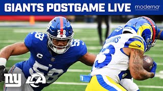 New York Giants vs Los Angeles Rams Week 17 Postgame Recap amp Analysis [upl. by Ardekal]