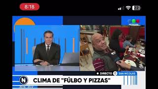 Segunda salida TELEFE desde Pizzería La Americana  La Noche de la Pizza y la Empanada n2024 [upl. by Suiram]