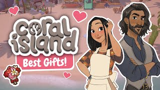 Valentines Day Gift Guide for ALL Dateable Characters in Coral Island 💖 [upl. by Atilal978]