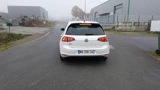 Golf 7 GTI suppression intermédiaire😁 resonator delete 😉 cata et silencieux final dorigine [upl. by Dare]