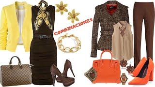 COMBINACIONES ELEGANTES CON CAFE✨ COMO COMBINAR EL COLOR CAFE🤍 OUTFITS CON CAFE🎀OUTFTIS WITH COFFEE [upl. by Warwick]