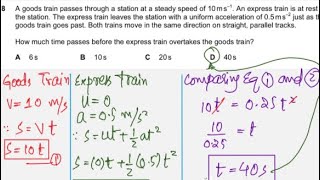 AS Physics Kinematics  Lecture 04  Past Papers Questions of Equations of Motion [upl. by Irolam847]