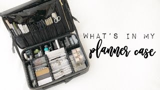 Whats In My Planner Case Rownyeon travel case [upl. by Udell535]