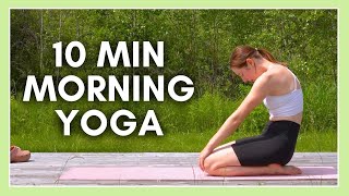 10 min Morning Yoga  Lower Back Stretches [upl. by Anibas]