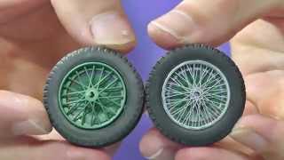 How to make a metaltension spoke wheel  Great Guide Plastic Models [upl. by Sairu]