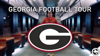 Georgia football Locker Room tour w Josh Brooks [upl. by Ahtiuqal881]