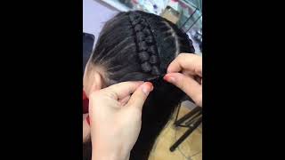 Wonderful Hair style of Pigtail Pro Max 👑✌️😂trending hairstyle beautybuzz LuxyHair [upl. by Dnomayd466]