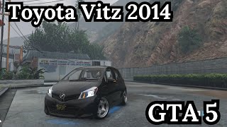 Toyota Vitz 2014 Modified  Gameplay In Rain  GTA 5 [upl. by Valenba]