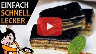 Gerbeaud Schnitten  Rezept Videos [upl. by Gamaliel]