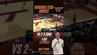 How Virginia Tech Executes the ‘4 Out 13 Circle’ to Exploit Gaps in the 23 Zone [upl. by Mohamed]