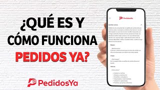 ¿Qué es y Cómo Funciona Pedidos Ya El Delivery de Comida Online [upl. by Atterahs]