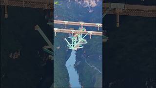 HUAJIANG GORGE BRIDGE UNDERCONSTRUCTION 花江峡谷特大桥 bridge construction engineering [upl. by Mak]