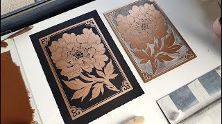 quotLushquot  Linocut Printmaking Process by Maarit Hänninen [upl. by Shawnee]