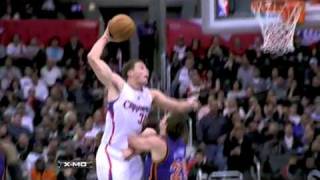 Blake Griffin Ridiculous Facial on Timofey Mozgov [upl. by Eirallam]