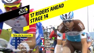 14 riders ahead  Stage 14  Tour de France 2019 [upl. by Manley]