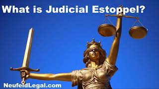 What is Judicial Estoppel legal defense terminology [upl. by Lladnor69]