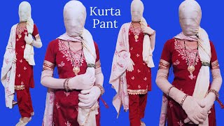 चोटी 🌹Fully cover  kurta pant lookDupatta Face cover Eyes Veill  how viral shorts facecover [upl. by Obellia14]