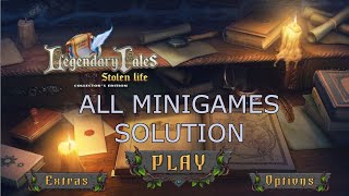 Legendary Tales 1  ALL Minigames Solution [upl. by Leopoldeen]