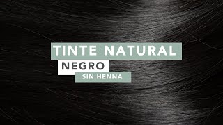 PELO NEGRO Y BRILLANTE de forma natural y sin henna [upl. by Gerdeen]