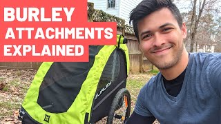 How to Attach a Burley Bike Trailer OWNERS REVIEW [upl. by Nnahaid]