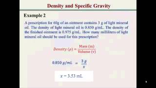 Density calculations [upl. by Ahcila805]