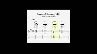 Dissonance amp Consonance Vol 6 shorts guitar chords music [upl. by Aicitan]