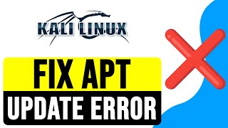 How to FIX SUDO APT UPDATE ERROR in Kali Linux 2024  Resolve Update Error in Kali Linux [upl. by Akem]