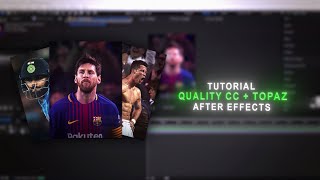 after effects quality tutorial  cc and topaz settings  complete tutorial [upl. by Esialb414]