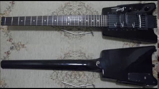 Steinberger Spirit GTPro Deluxe Select designed by EMG RTrem Locking Tremolo [upl. by Gillman]