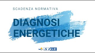 Diagnosi energetica  Scadenza della presentazione dei documenti per il 2023 [upl. by Acilef]