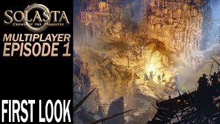 First Look  Multiplayer  Solasta Crown of the Magister Gameplay  EP 1 [upl. by Ahtnammas]