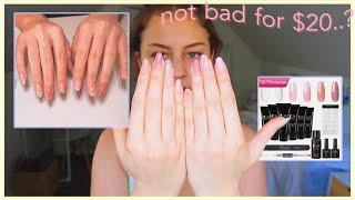 a relaxing video where I try polygel nails for the first time [upl. by Imled323]