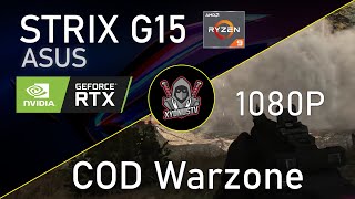 Asus Strix G15  Call of Duty Warzone Max Settings 1080p  G513QM  RTX 3060 115W  Ryzen 5900HX [upl. by Ortrude]