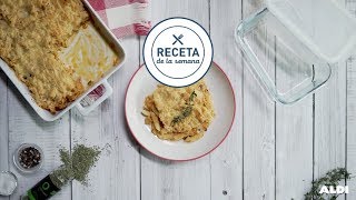 Macarrones con atún gratinados · Receta por menos de 2€ ALDIrecetas [upl. by Charlene]