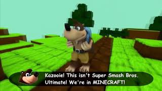 Banjo and Kazooie in MINECRAFT meme [upl. by Aikin202]