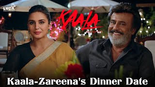 Kaala Movie Scene Hindi  KaalaZareenas Dinner Date  Rajinikanth  Pa Ranjith  SaNa  Huma [upl. by Lunneta]