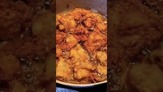 How I make Asella delicious simple hot spicy garlic butter ginger fry chicken food garlicbutter [upl. by Nigrom785]