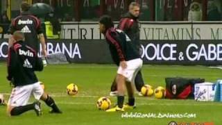 Ronaldinho 80R  Calentamiento amp Partido Vs Reggina [upl. by Nwahshar]