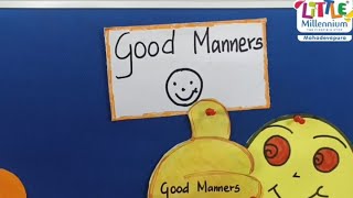 Theme Presentation  Good Manners theme presentation good preschool school karnataka india [upl. by Gnod]